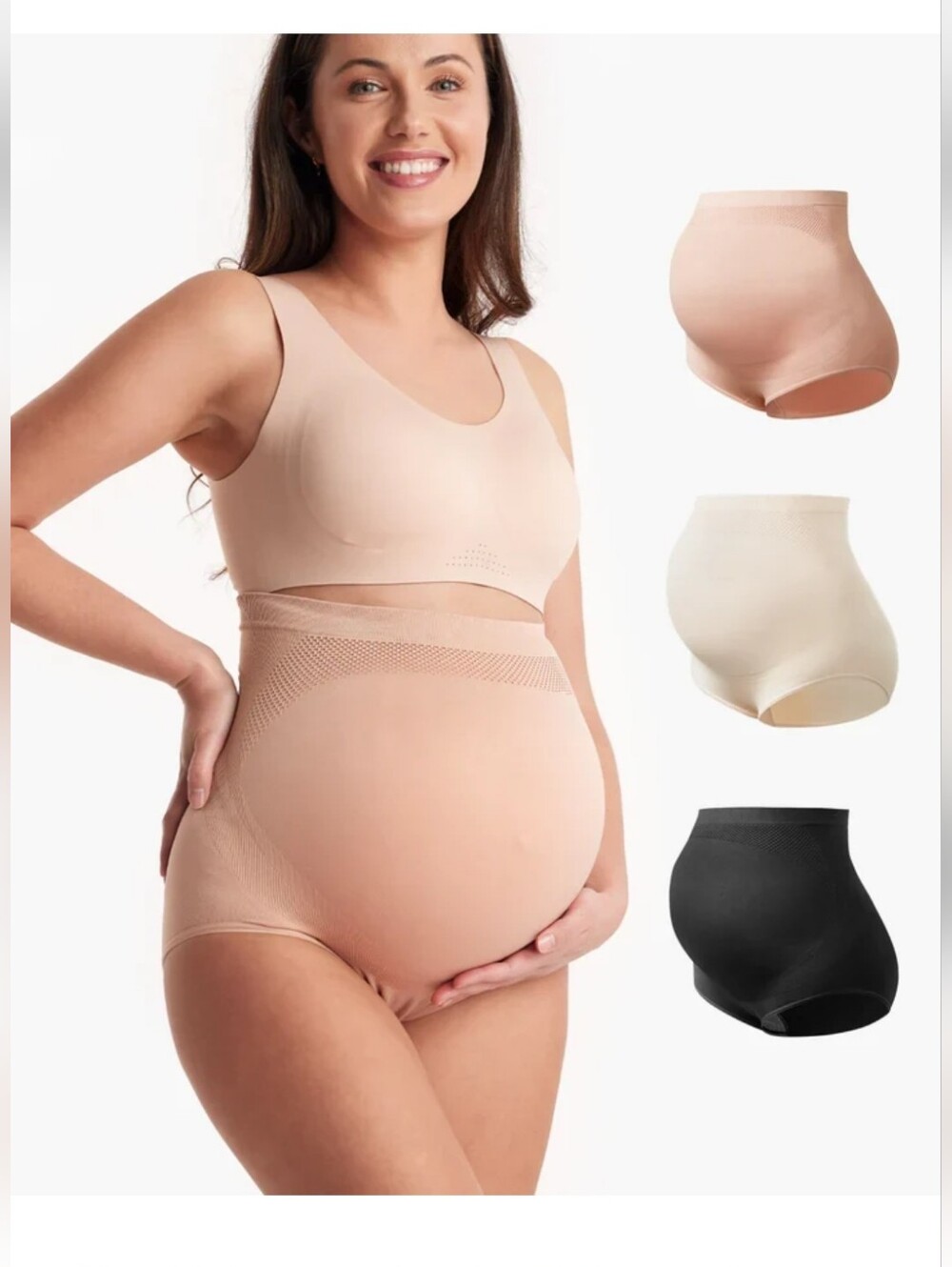 ⭐️40% Off⭐️ Momcozy High Waist Pregnancy Seamless Soft Belly Support Panties NWT